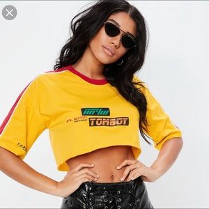 Fanny Lyckman Missguided Crop-Top.